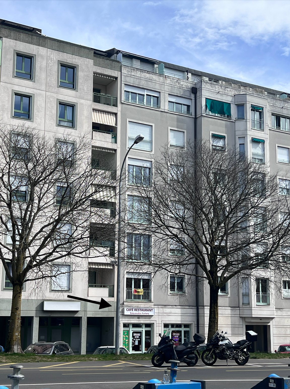 Empanadas Factory exterior, Nations Geneva