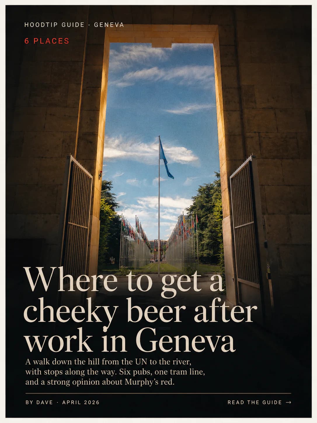 HoodTip cover for where to get a cheeky beer after work in Geneva