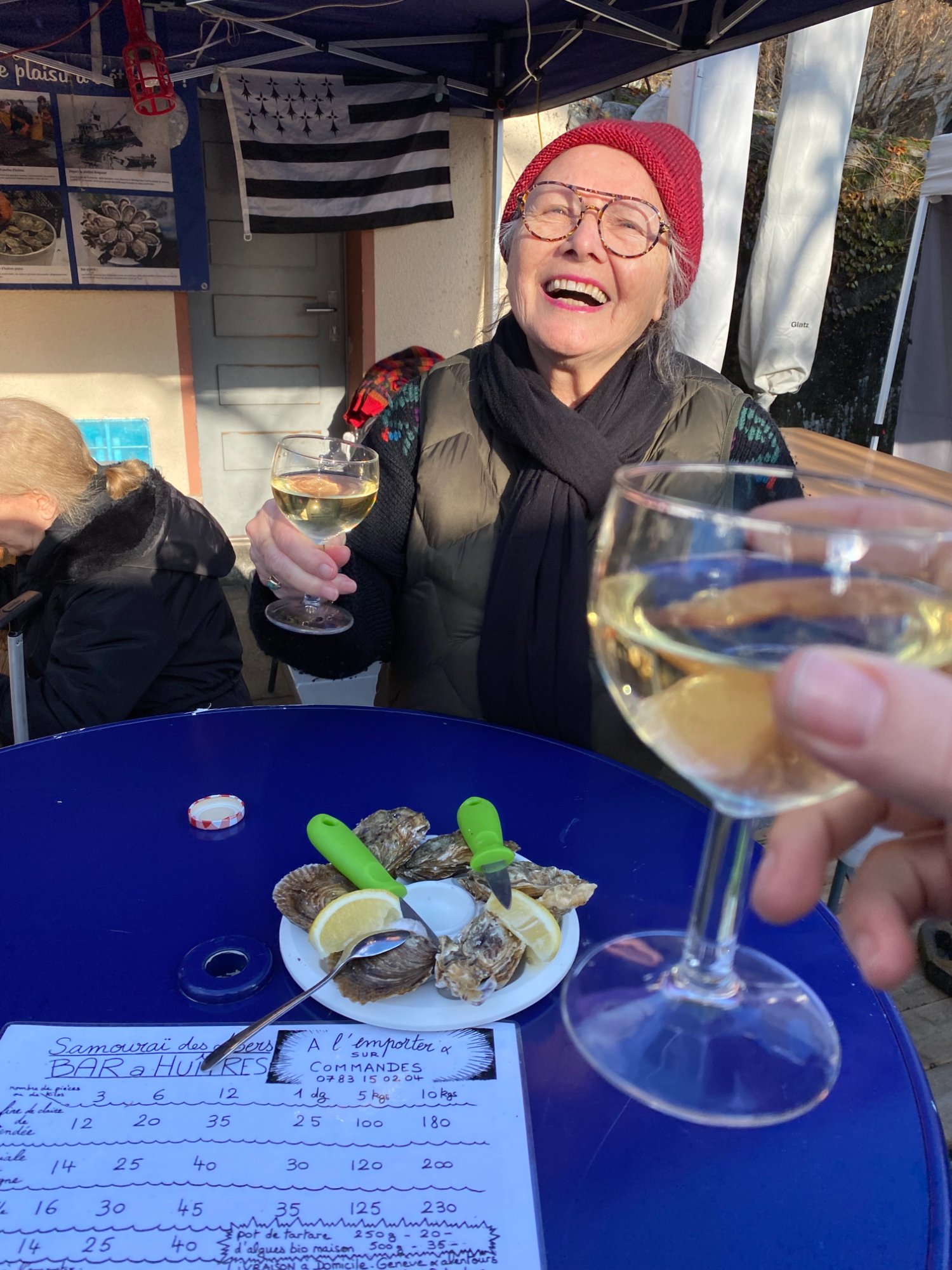 Oysters at the Carouge market