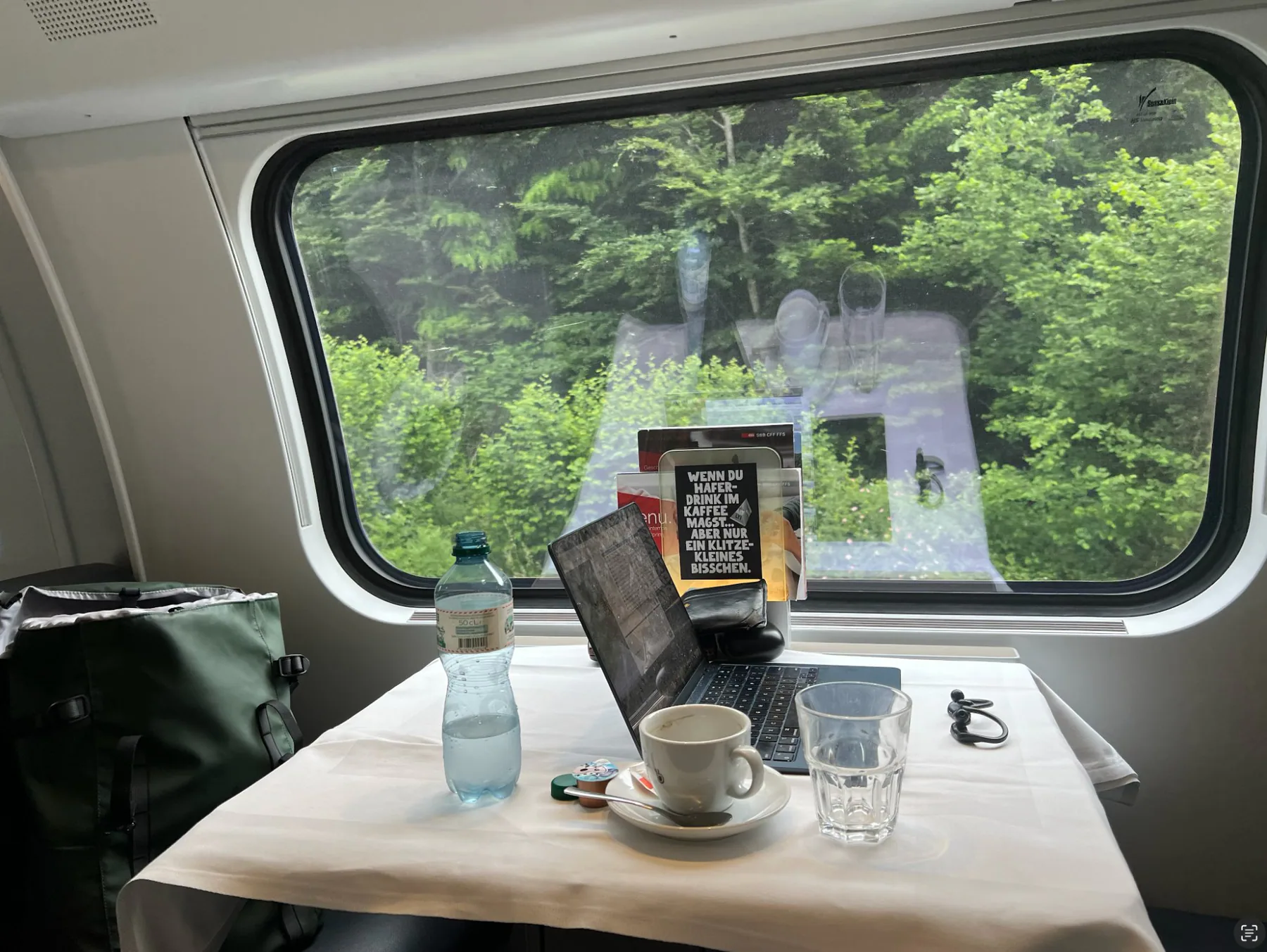 Swiss train restaurant cars, photo 2