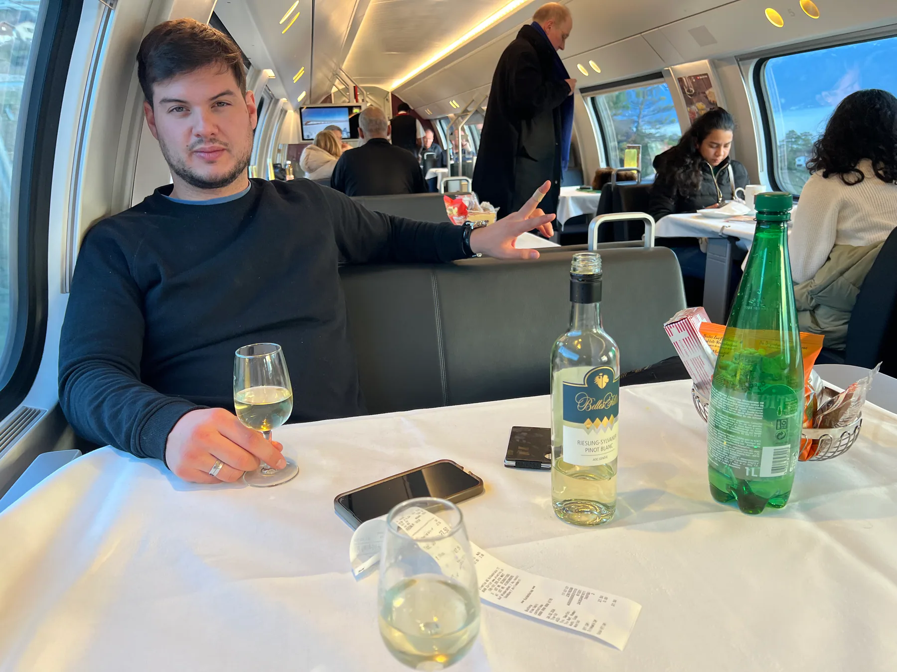 Swiss train restaurant cars, photo 3